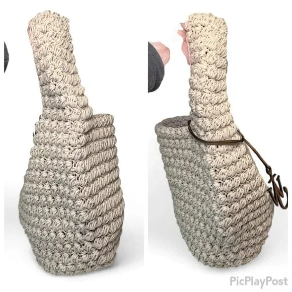 JW ANDERSON Large Popcorn Basket Woven Tote - Natural NWT - Picture 12 of 14